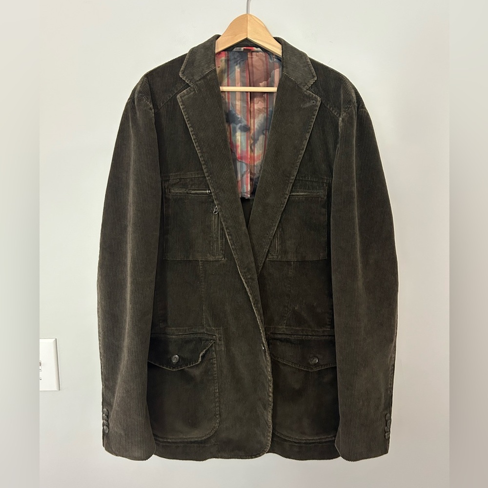 Patrick James Dark Brown Corduroy Jacket